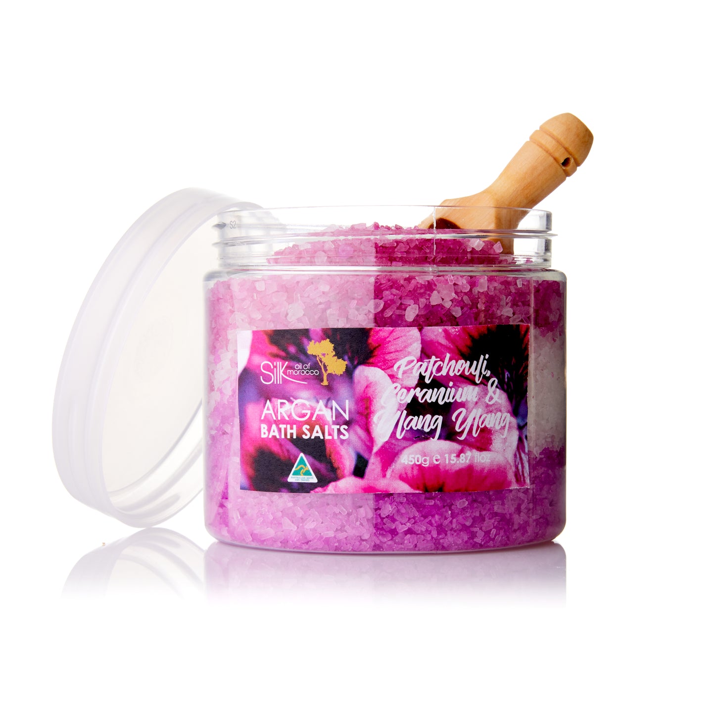 Argun Bath Salts - Patchouli, Gernaium & Ylang Ylang