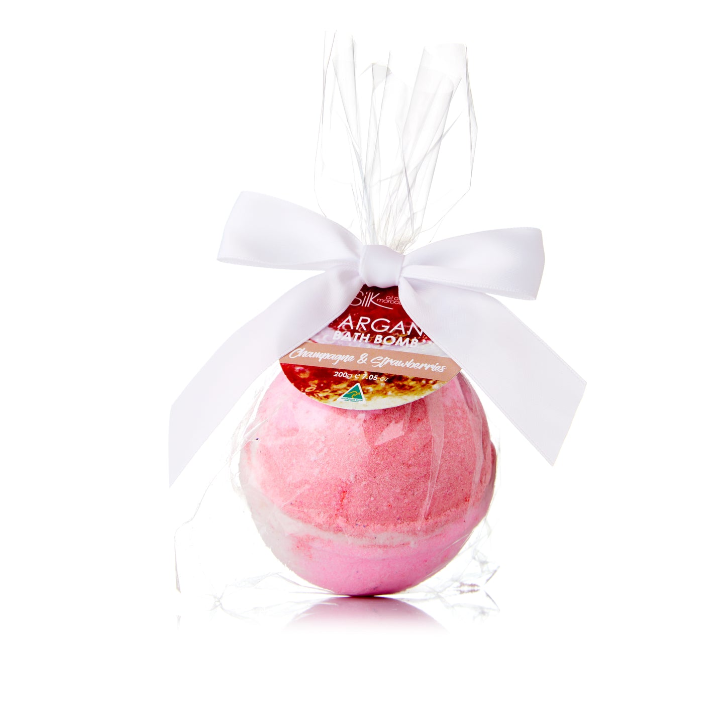 Argan Bath Bomb - Champagne & Strawberries