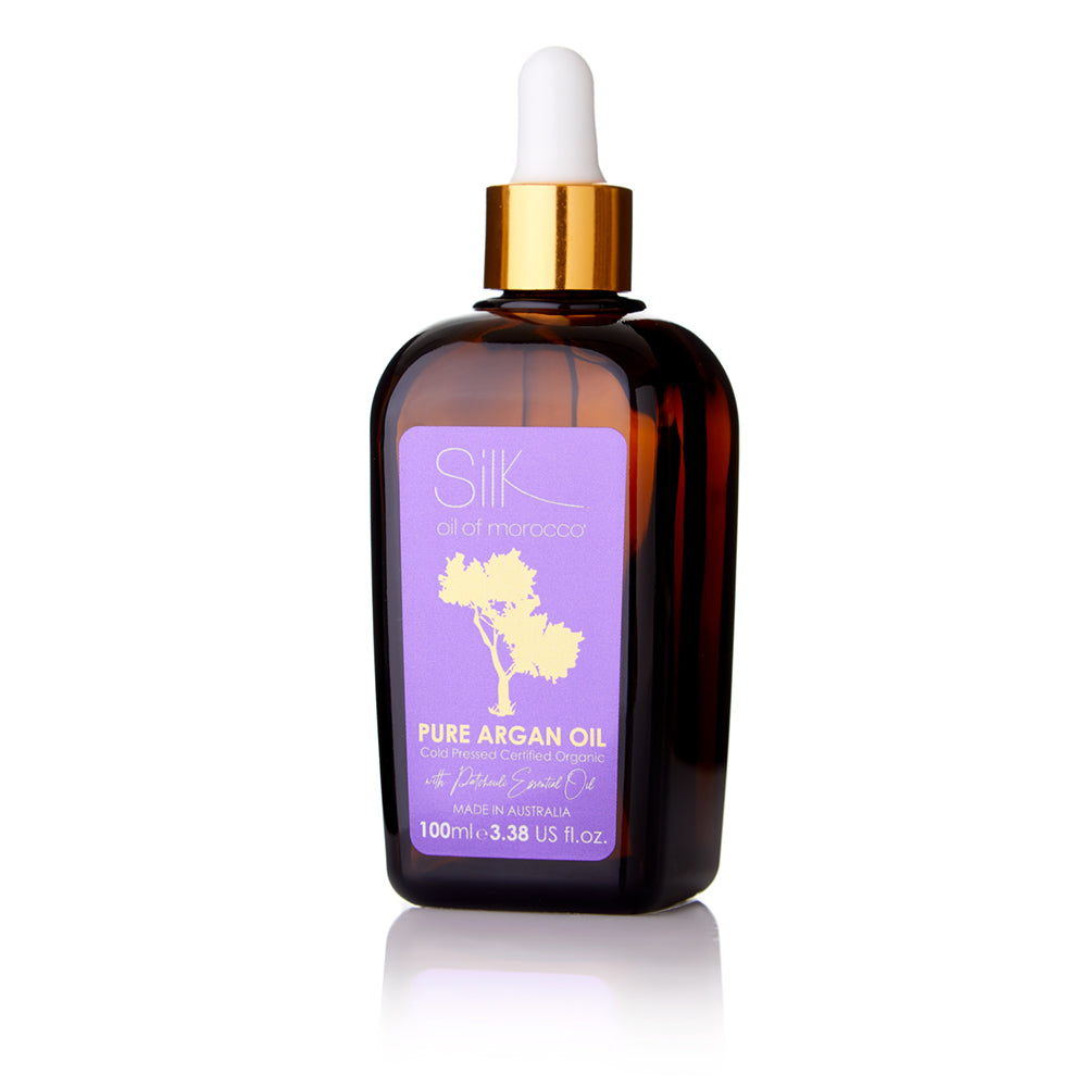 PURE ARGAN OIL WITH PATCHOULI ESSENTIAL OIL