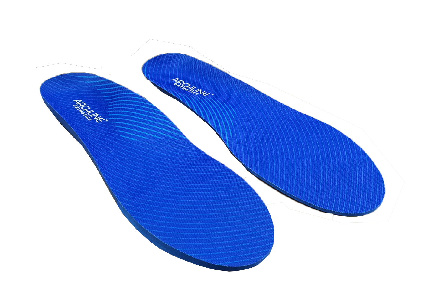 Archline Supination Orthotic Insoles - Full Length (Unisex) Plantar Fasciitis High Arch - Euro 36